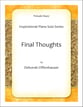 Final Thoughts piano sheet music cover